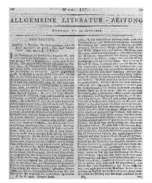 Schelle, K. G.: Die Spatziergänge oder die Kunst spatzieren zu gehen. Leipzig: Martini 1802
