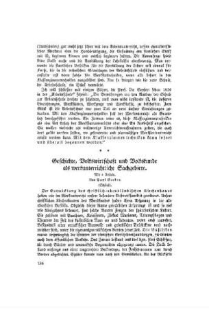Geschichte, Volkswirtschaft und Volkskunde als werkunterrichtliche Sachgebiete : (Schluß)