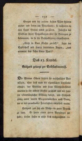 Das 13. Kapitel. Gebhard gelangt zur Selbsterkenntniß.