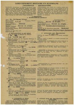 Holzer, Wolfgang, Dr.