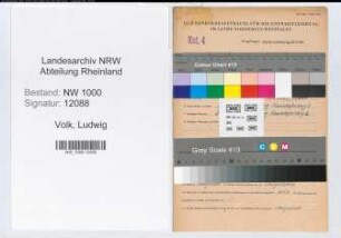 Entnazifizierung Ludwig Volk, geb. 12.07.1891 (Telegrafenass.)