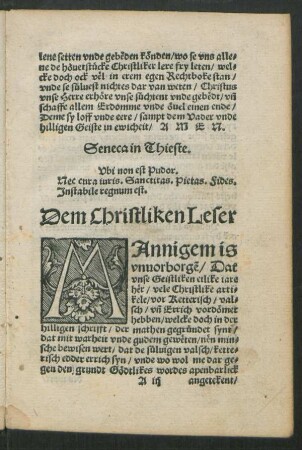 Dem Christliken Leser