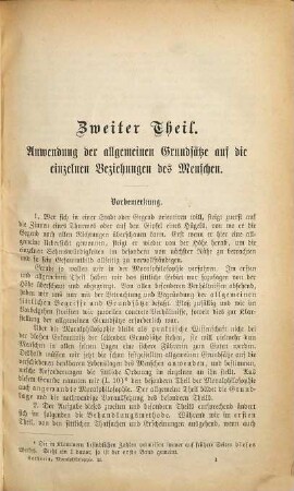 Moralphilosophie : eine wissenschaftliche Darlegung der sittlichen, einschließlich der rechtlichen Ordnung, 2. Besondere Moralphilosophie