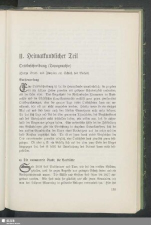 II. Heimatkundlicher Teil