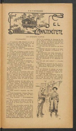 El anacronópete - (Continuación) : PBT novelesco