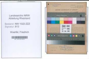Entnazifizierung Friedrich Woerfel , geb. 23.05.1902 (Dachdecker)