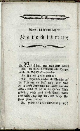 Republikanischer Katechismus