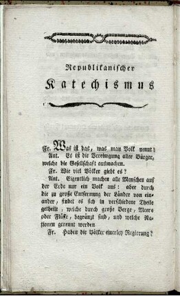 Republikanischer Katechismus