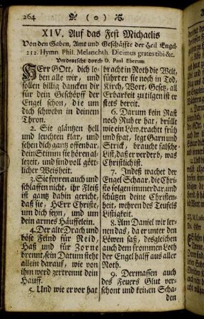 XIV. Auf das Fest Michaelis