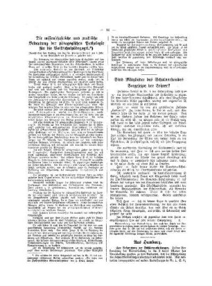 Die wissenschaftliche und praktische Bedeutung der pädagogischen Pathologie für die Volksschulpädagogik