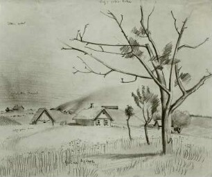 Landschaft mit dem Bäumchen