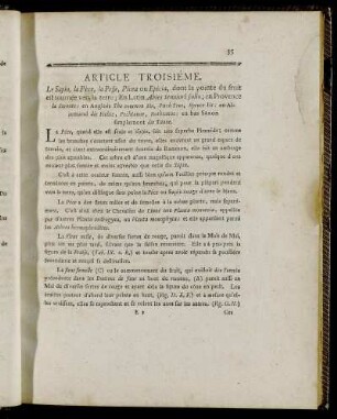 Article Troisiéme.