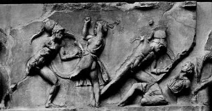 Kampf von Griechen und Amazonen