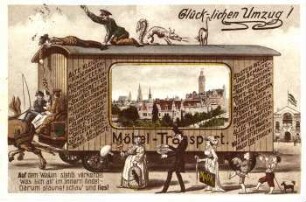 Glücklichen Umzug