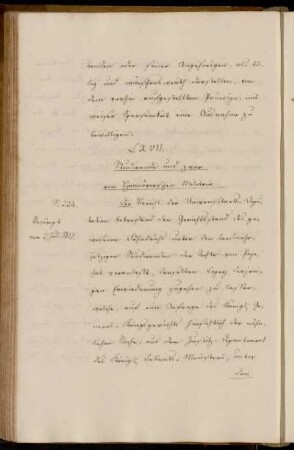 Festlegung des Gerichtsstandes des ehemaligen Fähnrichs und nun Studierenden von Pape.