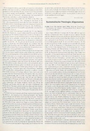 538-540 [Rezension] Seebass, Horst, Der Gott der ganzen Bibel