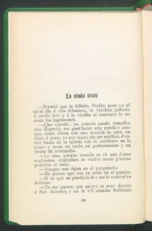 La viuda triste