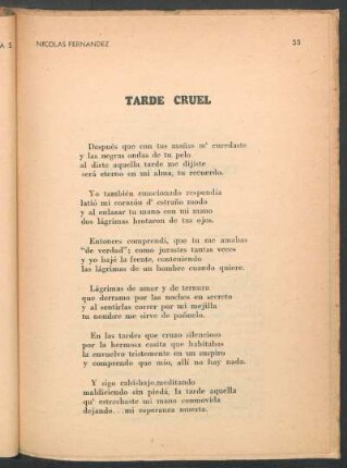 Tarde cruel