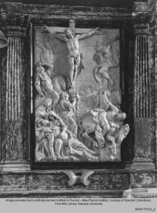 Kreuzigung Christi - Reliquienaltar, Det.: Kreuzigung Christi