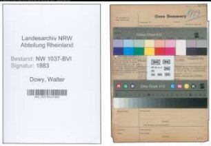 Entnazifizierung Walter Dowy , geb. 24.11.1902 (Teilhaber)