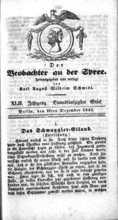 51. Stueck, 18. Dezember 1843