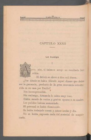 Capítulo XXXII - La huelga