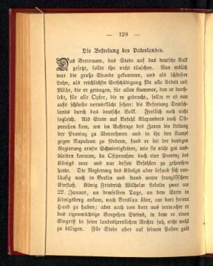 Die Befreiung des Vaterlandes