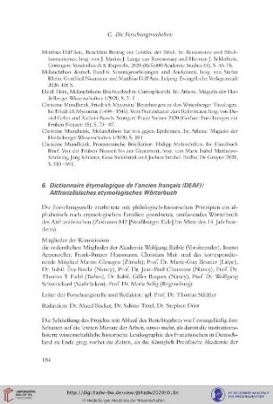 6. Dictionnaire étymologique de l’ancien français (DEAF)/ Altfranzösisches etymologisches Wörterbuch