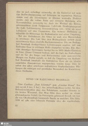 Rund um Radiumbad Brambach