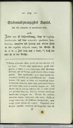 Siebenundzwanzigstes Kapitel. De viis urinaiis et excretione uriae