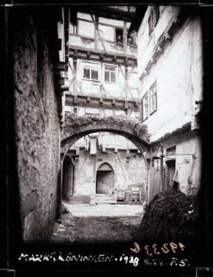 Fachwerkhaus, Foto: Schuster 1928