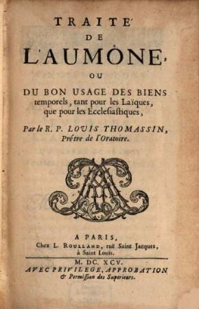 Traité de l'Aumone