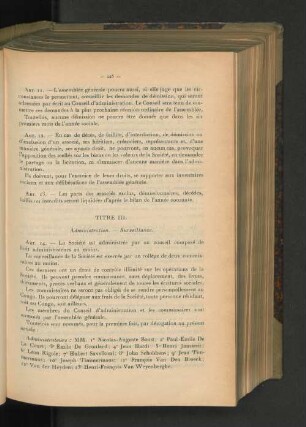 Titre III.