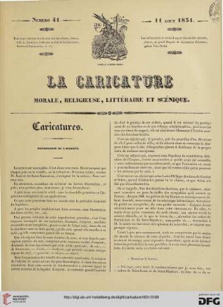 Numéro 41 (11 Août 1831) Planches 81,82,83