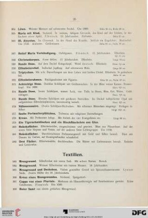 Textilien (Nr. 383-429)