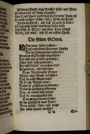 Die Gütte GOttes
