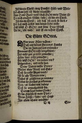 Die Gütte GOttes