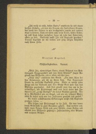 Viertes Kapitel. Mißhelligkeiten. Verrat.
