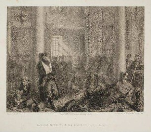 Dänische Gefangene in der Gravensteiner Schlosskapelle (1864)