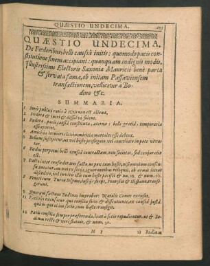 Quaestio Undecima - Quaestio XX.