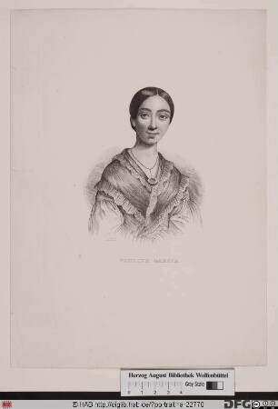Bildnis Pauline Viardot, geb. Garcia