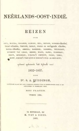 Deel 2: Neêrlands-0ost-Indië