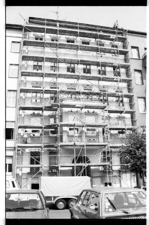 Kleinbildnegativ: Lausitzer Platz, 1987