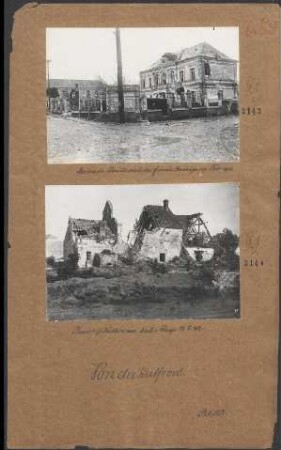 Mairie in Neuville nach, der französ. Beschießung