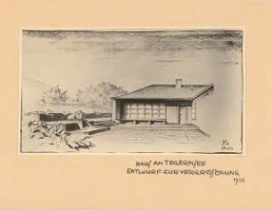 Wiesenhaus, Bad Wiessee Erweiterung: Perspektivische Ansicht Terrasse
