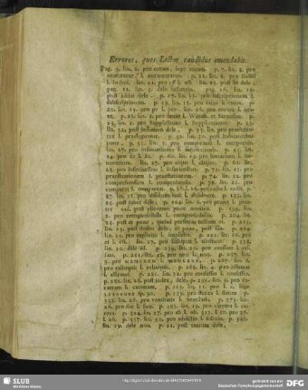 Errores, quos Lector candidus emendabit
