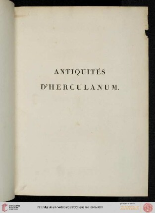 Band 2: Antiquités d'Herculanum: Peintures