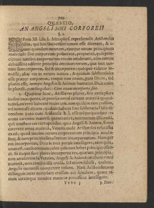 Quaestio, An Angeli Sint Corporei?