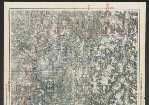 Karte 2. Die Abwehrschlacht zwischen Soissons und Reims.