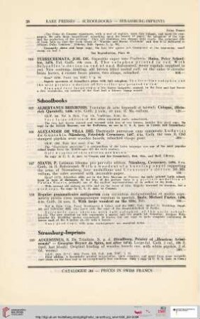 Strassburg-Imprints (Nr. 169-178)